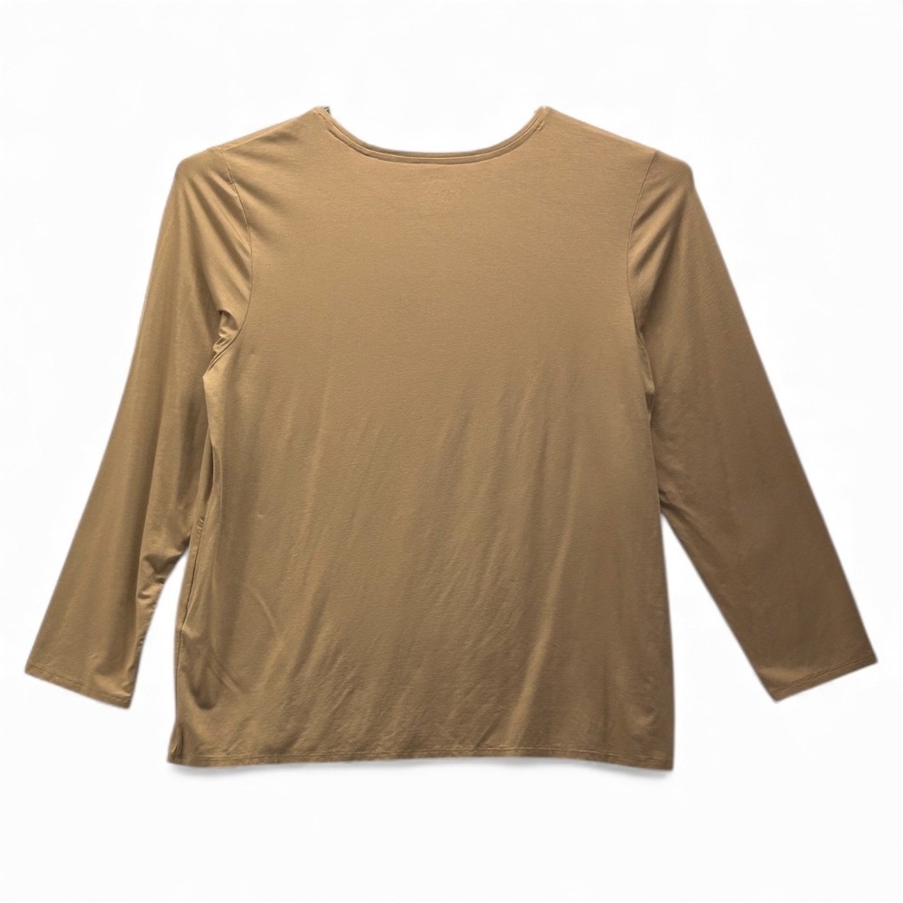Chicos The Ultimate‎ Tee Top Tan XL Or 3